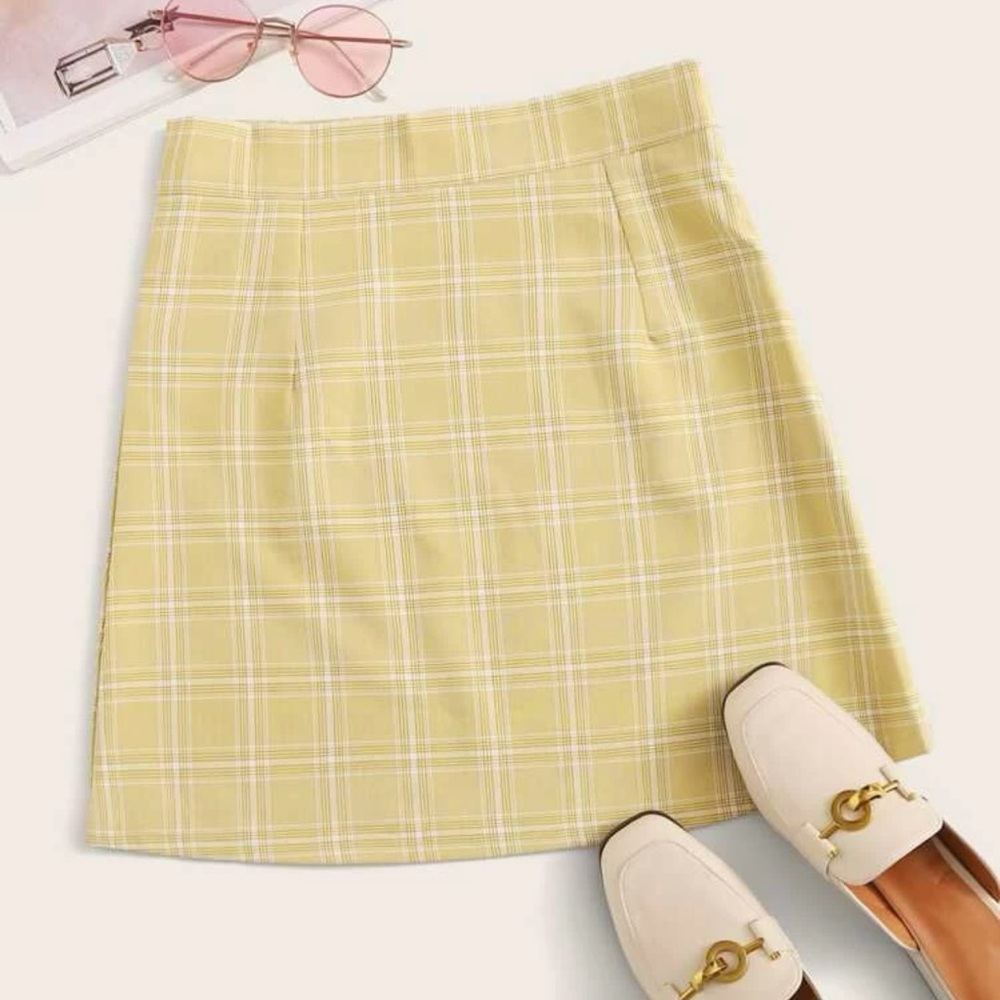 Plaid Mini Skirt